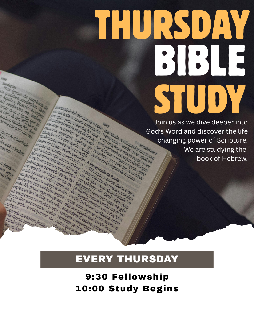 Thursday Bible Study